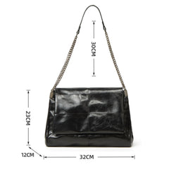Large Capacity Women's Pu Leather Shoulder Bag Crossbody