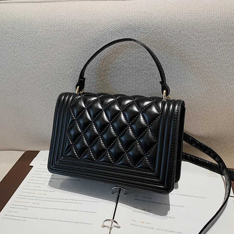Women Pu Leather Shoulder Bag Large Capacity Crossbody Bag