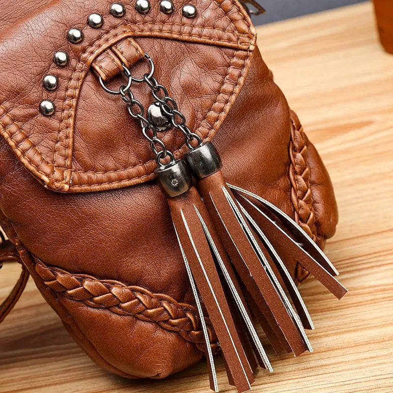 Soft Leather Women Shoulder Bag Mini Crossbody Phone Wallet