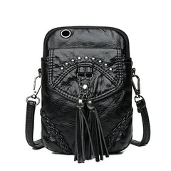 Soft Leather Women Shoulder Bag Mini Crossbody Phone Wallet
