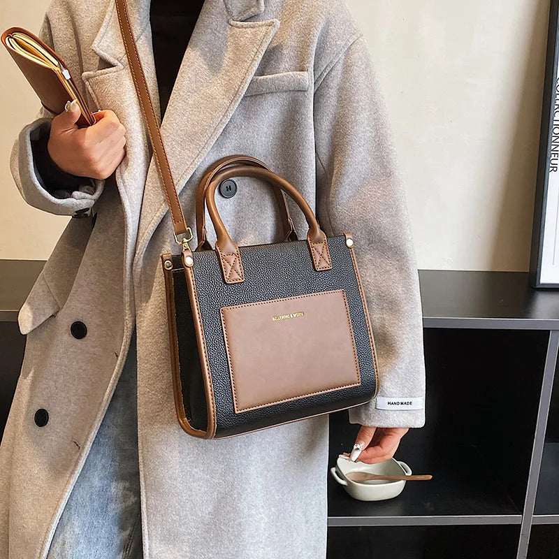 Women Small Pu Leather Handbags Casual Ladies Shoulder Messenger Bags