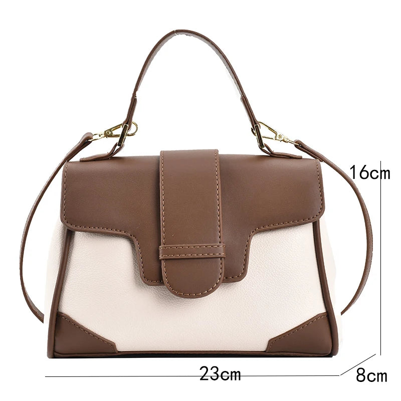 Women Small Pu Leather Handbags Shoulder Bags Ladies Tote Crossbody Bags