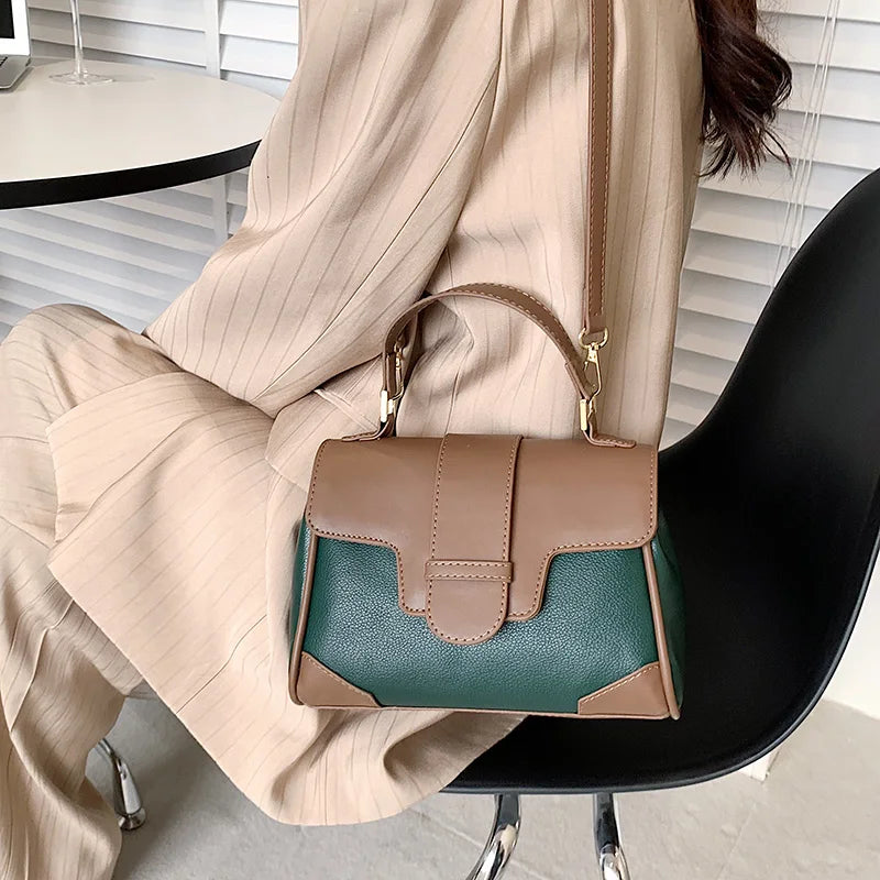 Women Small Pu Leather Handbags Shoulder Bags Ladies Tote Crossbody Bags