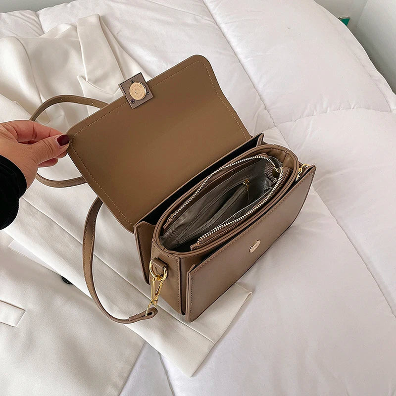 Vintage Women Small Shoulder Messenger Bags Casual Crossbody Bags