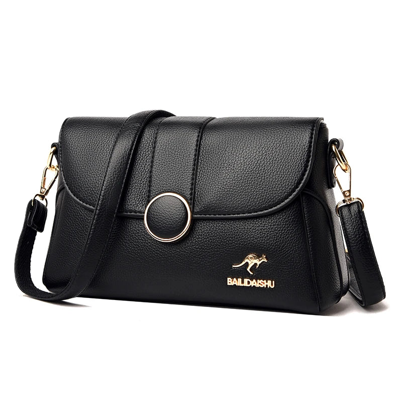 High Women's Crossbody Bag Pu Leather Purse