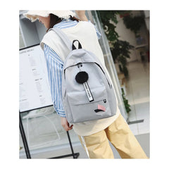 Women's Canvas Backpack School bag For Girls Rucksack Backpacks