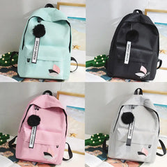 Women's Canvas Backpack School bag For Girls Rucksack Backpacks