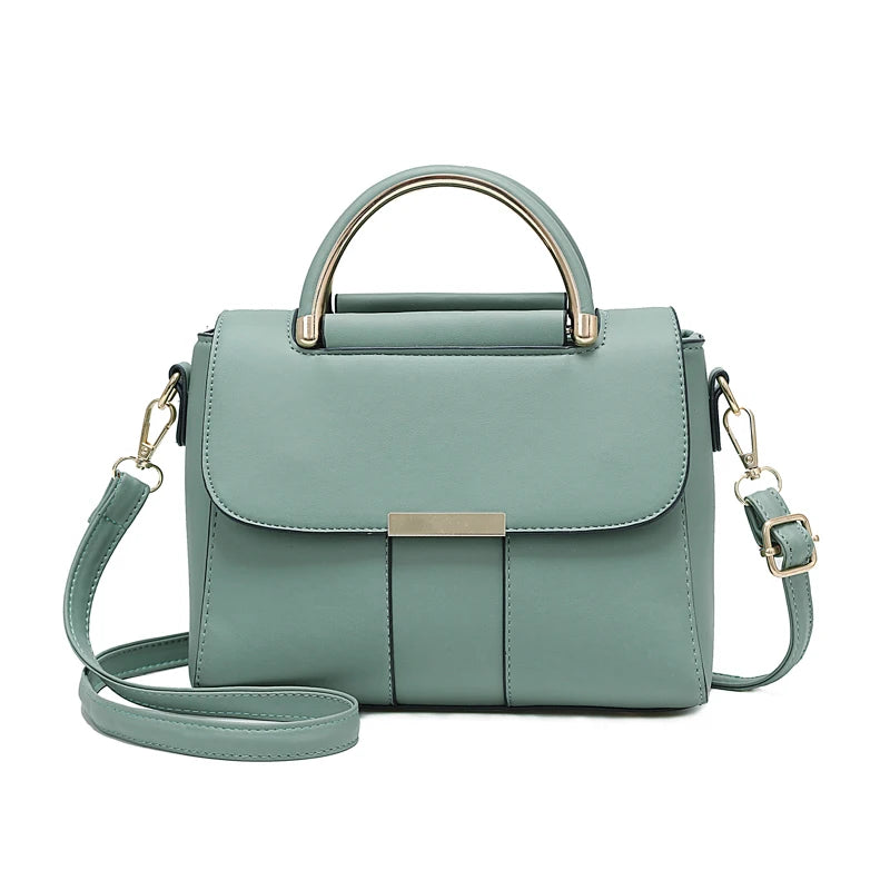 Women's One Shoulder Bag Large Capacity PU Leather Ladies Handbags