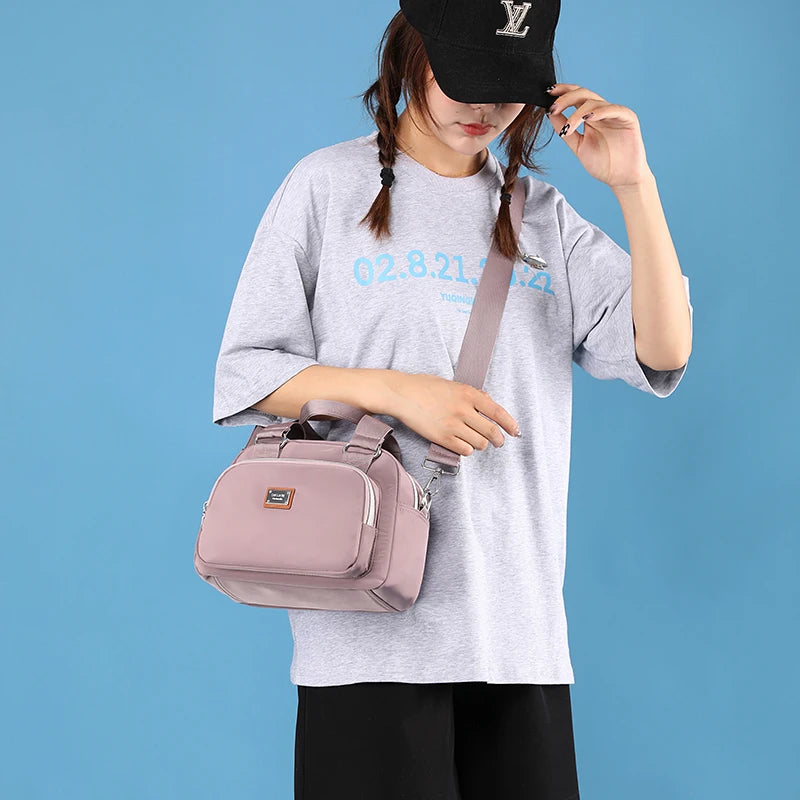 Women's Shoulder bag Nylon CrossBody Bag Ladies Tote Portable Messenger Bag