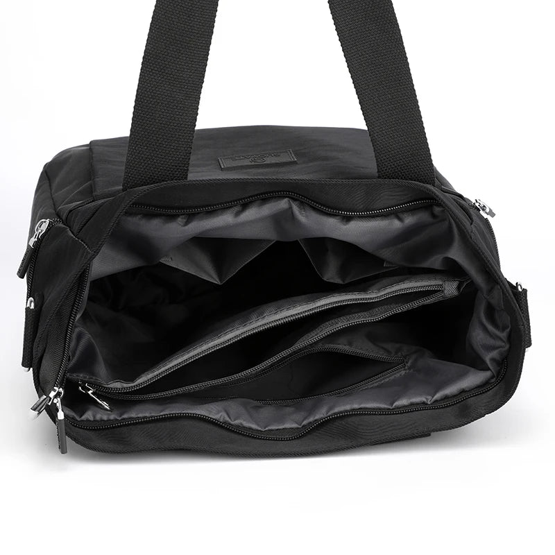 Light Nylon Crossbody Travel Handbag for Women