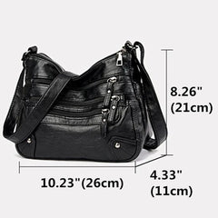 Soft Leather Shoulder Bag Crossbody Purse