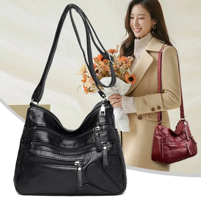 Women's Leather Shoulder Bag Crossbody
