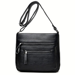 Women Crossbody Bag Sheepskin Casual Zipper Shoulder Bag KL309