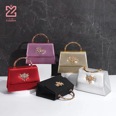 PU Diamond Flap Phone Shoulder Bag Mini Handbag