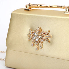 PU Diamond Flap Phone Shoulder Bag Mini Handbag