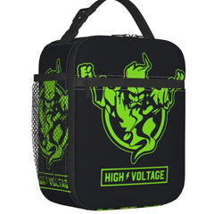 High Voltage Thunderdome Insulated Lunch Bag for Women