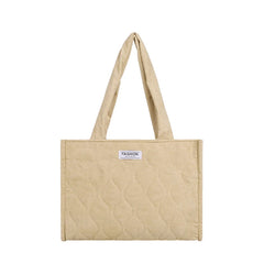 Corduroy Shoulder Crossbody Bag for Women Shopper Shopping Bag Ladies Handbags