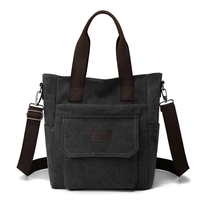 Vintage Canvas Women's Shoulder Bag Crossbody Handbag