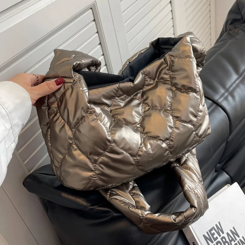 Women Winter Soft Space Bag Handbag Tote Messenger Shoulder Bags