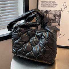 Women Winter Soft Space Bag Handbag Tote Messenger Shoulder Bags