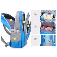 Waterproof Kids School Backpack, High Capacity Student Bag
