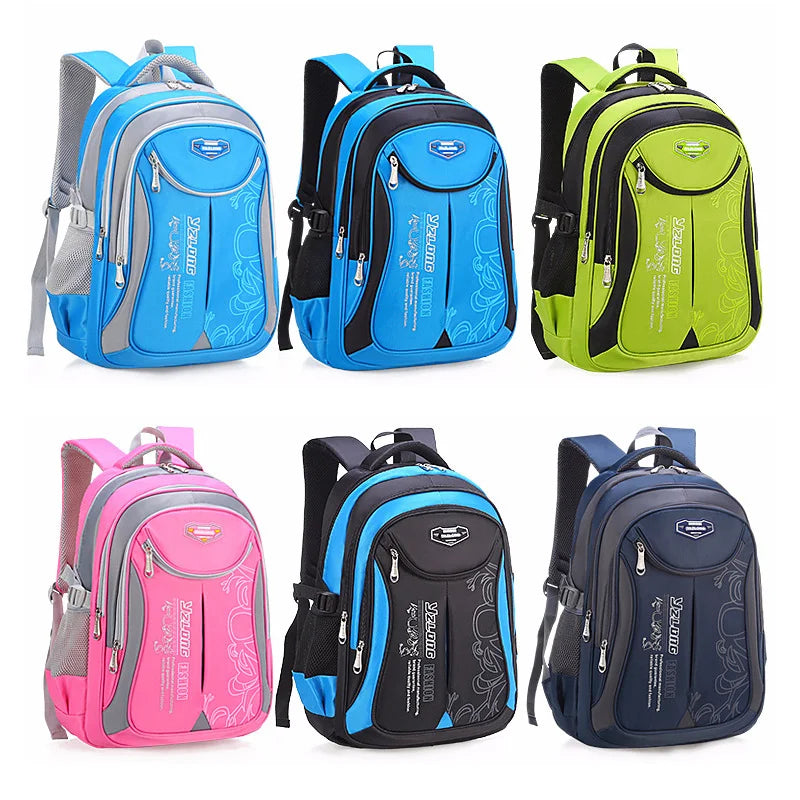 Waterproof Kids School Backpack, High Capacity Student Bag