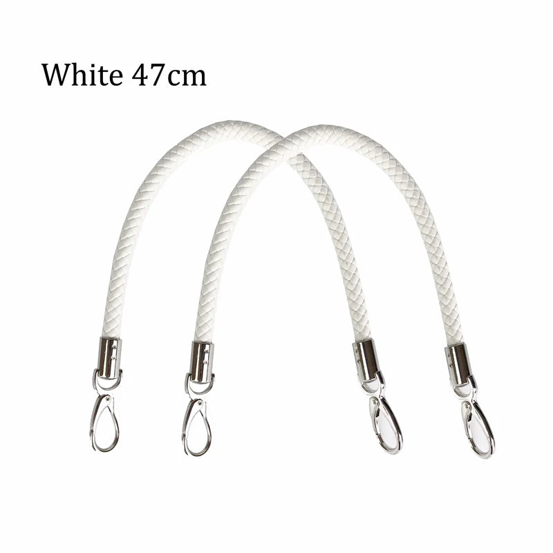 High Round Faux Leather Handles for O Bag Handbag