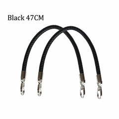 High Round Faux Leather Handles for O Bag Handbag