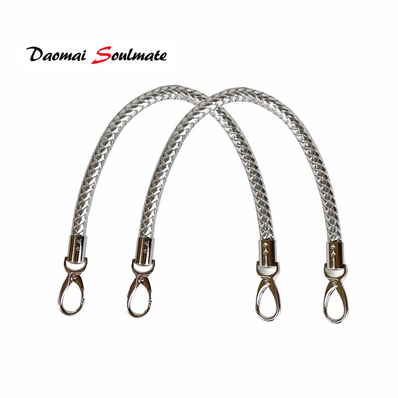 High Round Faux Leather Handles for O Bag Handbag