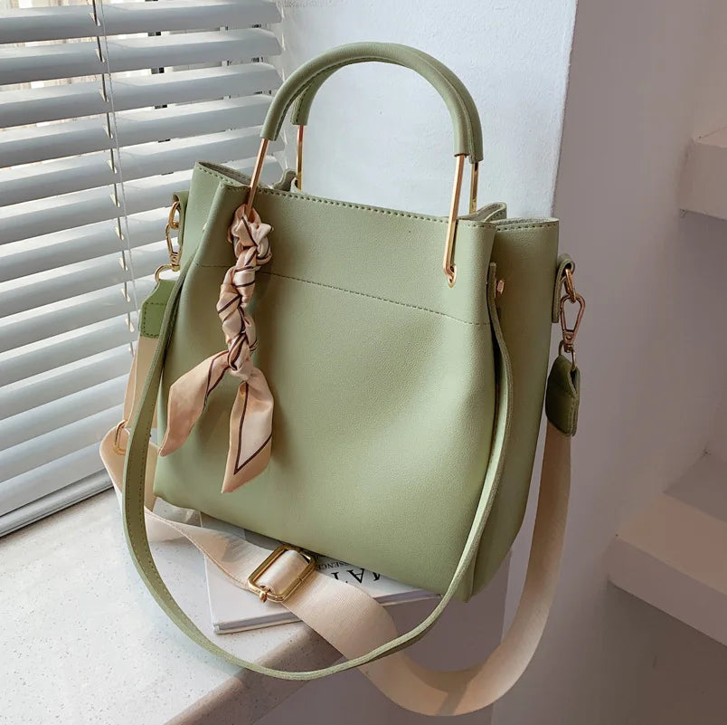 Large-capacity Autumn Ladies Shoulder Bag Tote Bucket Bag