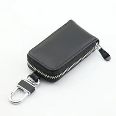 Yellow Cowhide Car Keys Holder Key Organizer