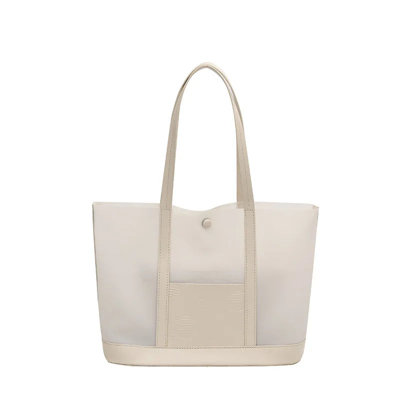 Jelly Transparent Daily Shoulder Handbag for Women