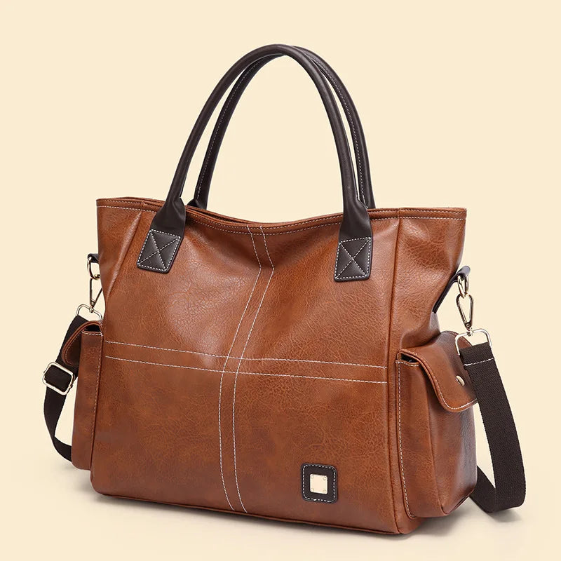 European American Shoulder Bag Women Large-capacity Messenger Handbag