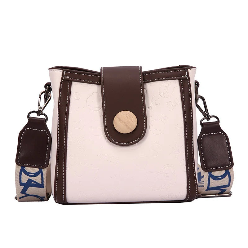 Women Diagonal Bag Broadband Messenger Bag Female Net Celebrity Bucket Bag