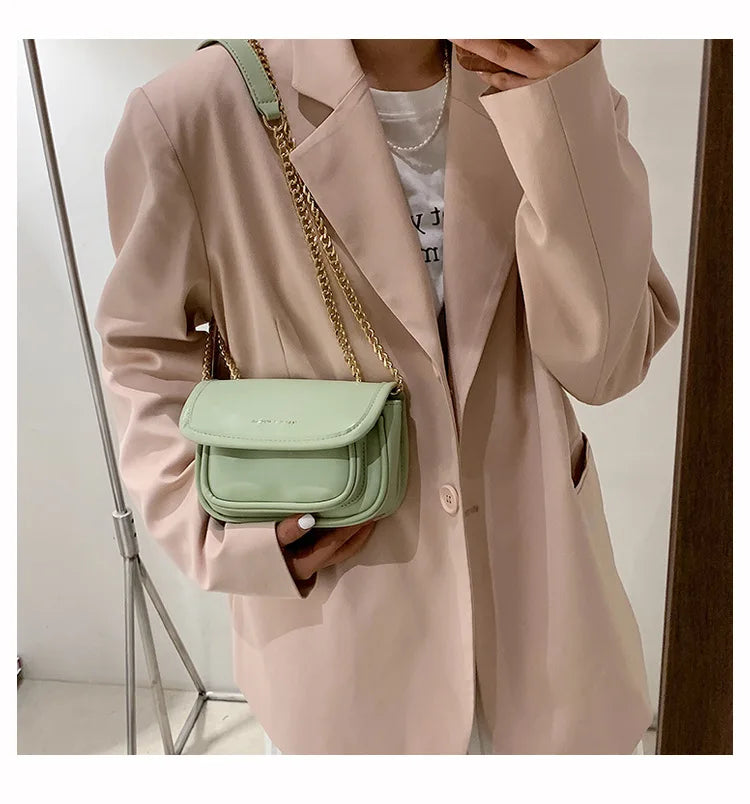 Foreign Gas Bag Girl Summer Stiletto Handbag Small Square Bag
