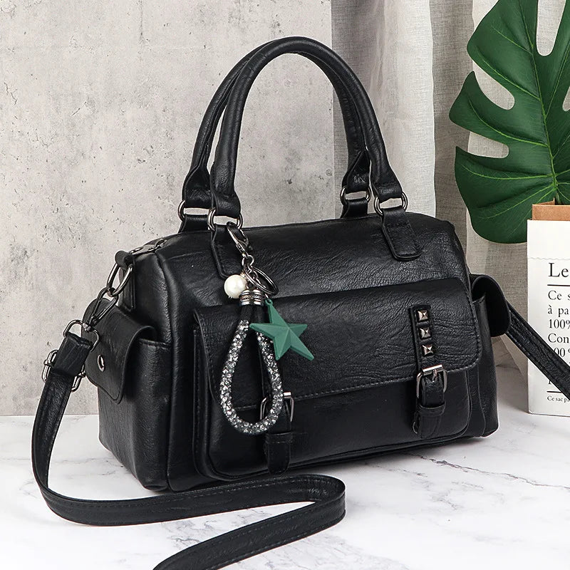 European American Large-capacity Shoulder Bag Women