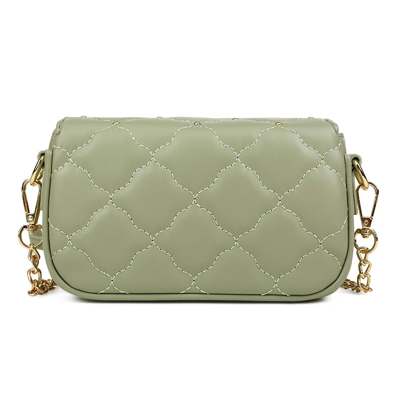 Waterproof PU Ladies Messenger Bag Shoulder Girl Mobile Phone Bag