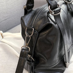PU Women's Handbag Large Capacity Winter Messenger Bag Adjustable Strap