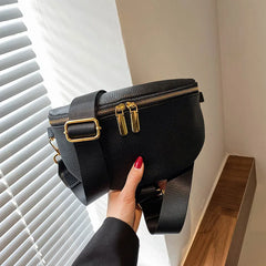 High Waist Bag Women Fanny pack And Phone Pack Soft skin Shoulder
