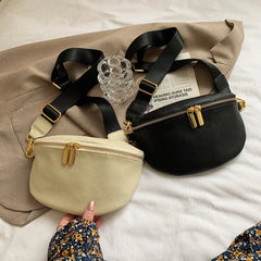 High Waist Bag Women Fanny pack And Phone Pack Soft skin Shoulder