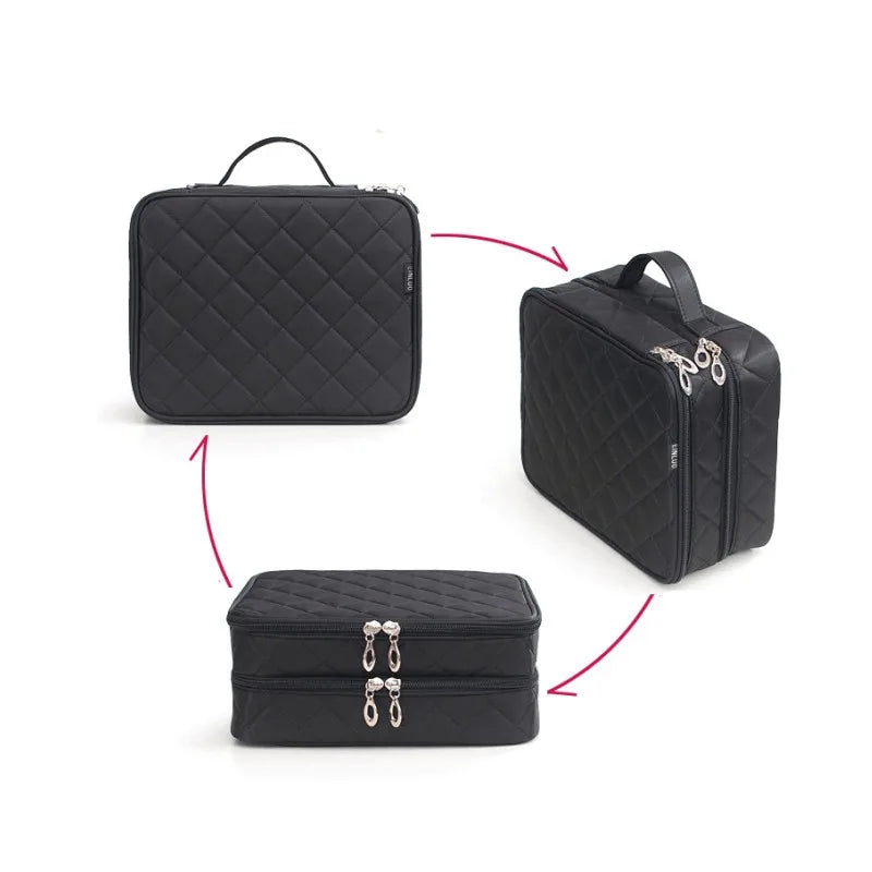 Women's Cosmetic Bag Large Capacity Portable Travel Organizer