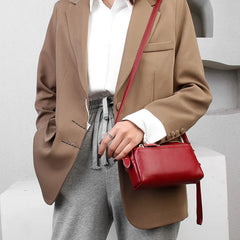 High-Quality Cowhide Women's Shoulder Bag Mini Small Bag Crossbody Phone Bag
