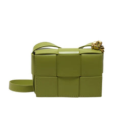 High Sense Woven Messenger Bag for Women - Small Square Chest Bag