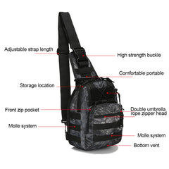 Hiking Trekking Backpack Climbing Shoulder Bag