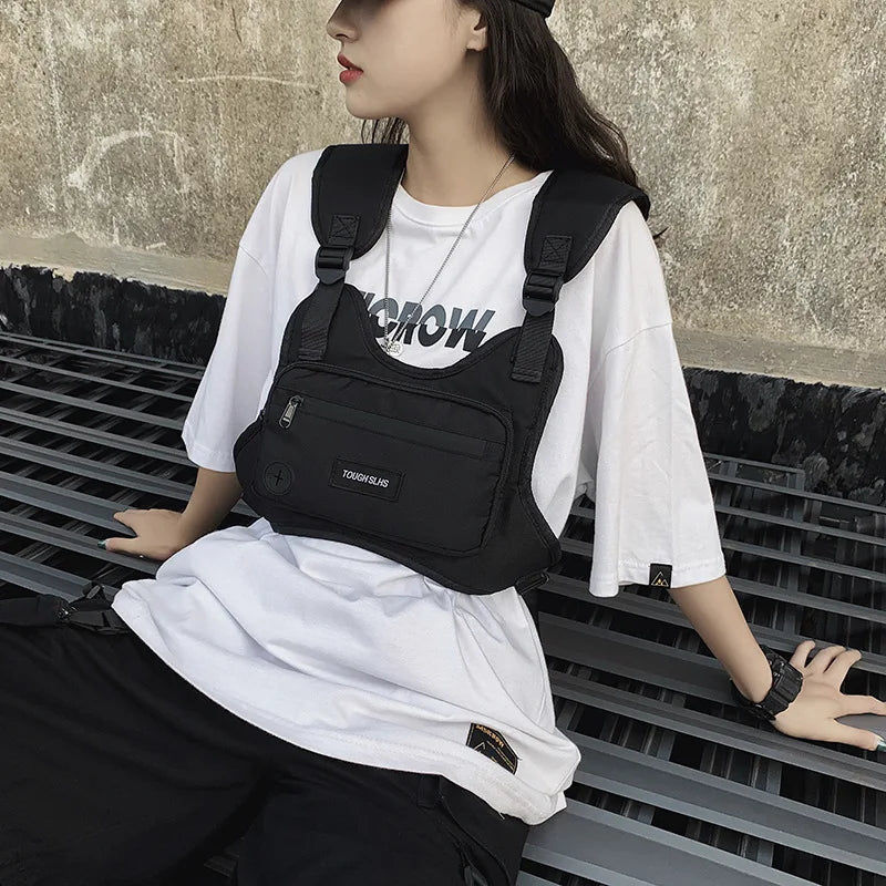 Men Chest Vest Bag Tactical Streetwear