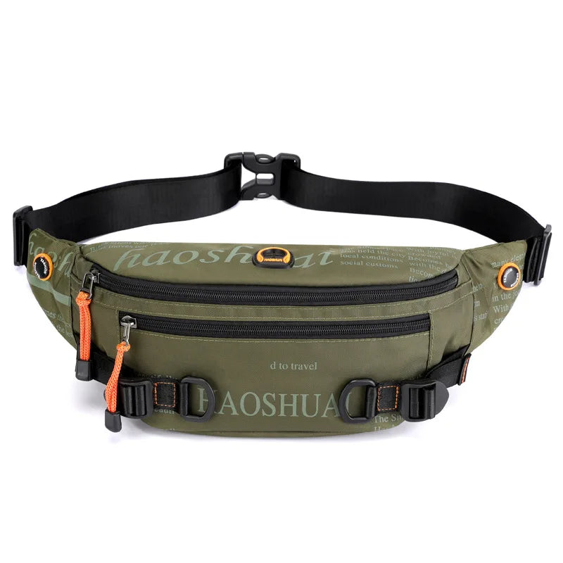 Hip Hop Bum Bags Men's Fanny Pack Street Chest Crossbody Bag