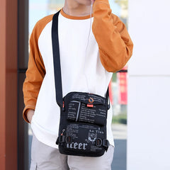 Hip Hop Chest Bag Men Backpack Sports Travel Pouch Waterproof Phone Pouch