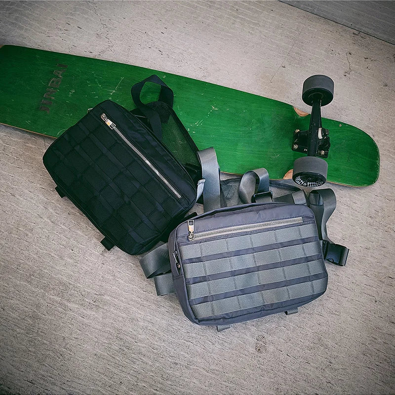 Hip Hop Tactical Military Vest Chest Bag