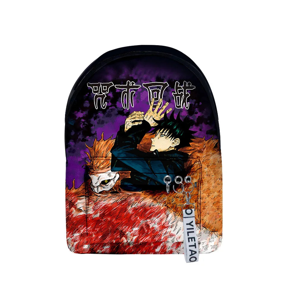 Hip Hop Jujutsu Kaisen School Bags Boys Girls Waterproof Backpacks