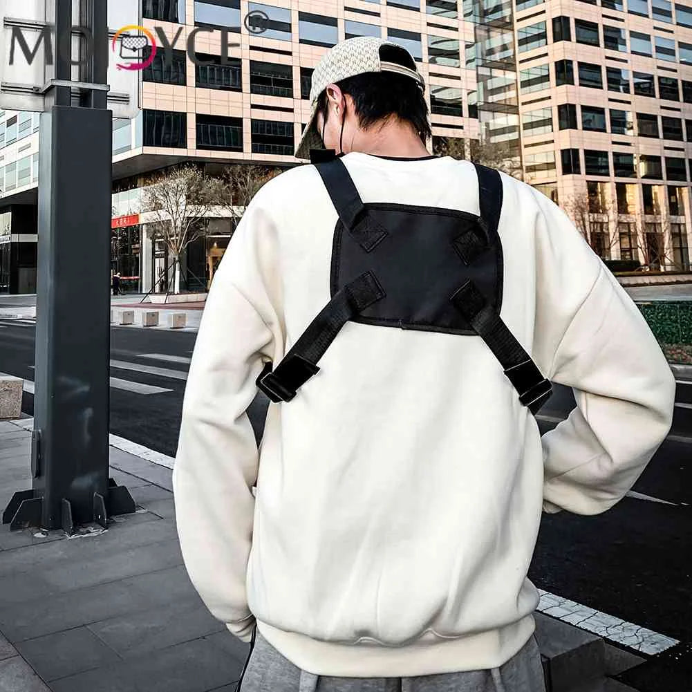 Hip Hop Style Crossbody Chest Bag Oxford Streetwear Bag